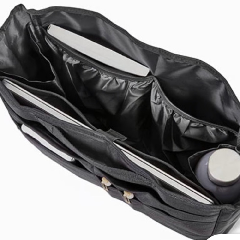 NIB Thirty One Commuter Tote Bag Organizer in Black